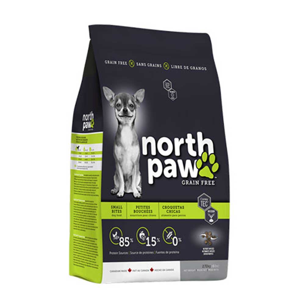 North Paw Grain Free Small Bites Dry Dog Food, 6 lbs (2.72 kg)