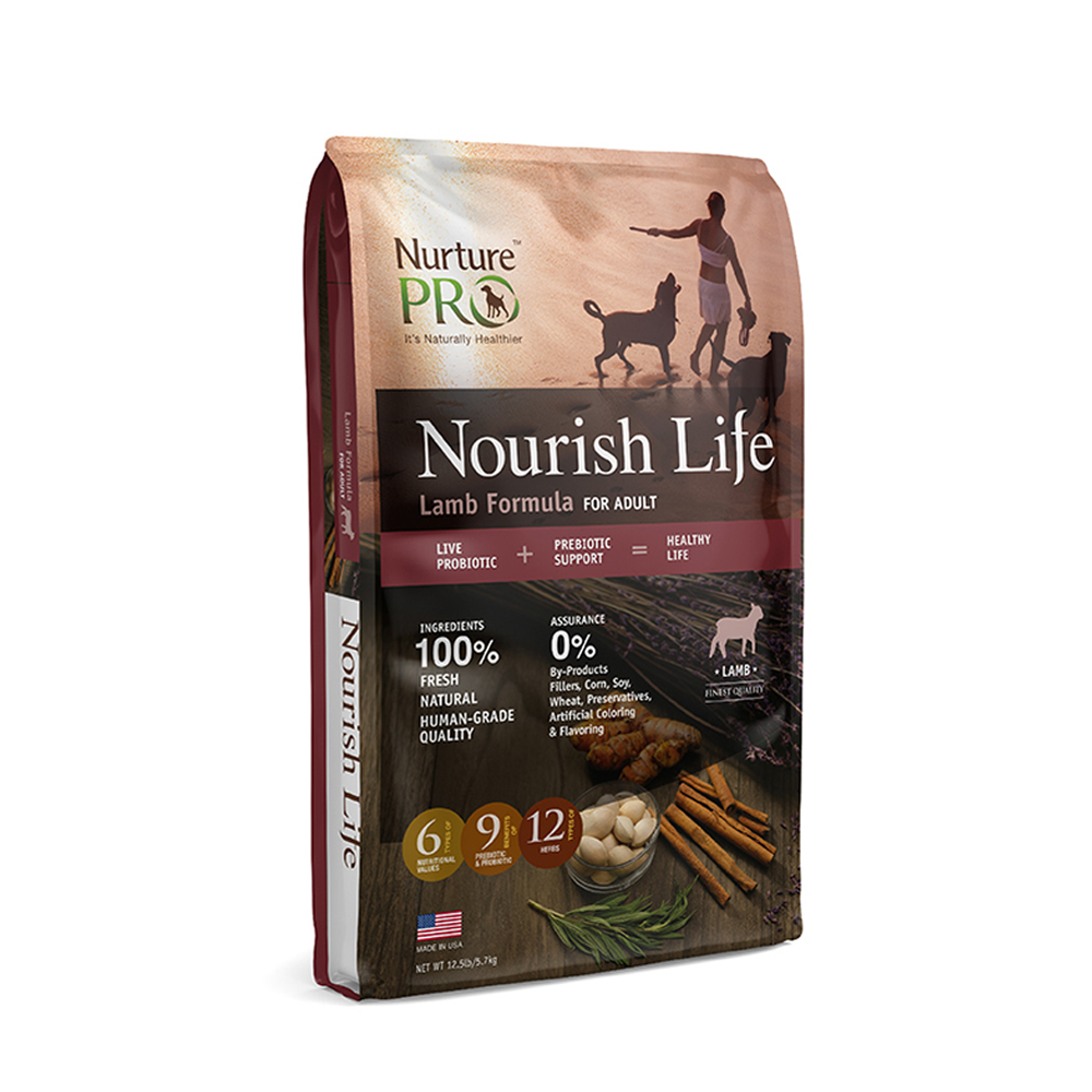 Nurture Pro Nourish Life Lamb Formula For Adult Dogs, 12.5lb