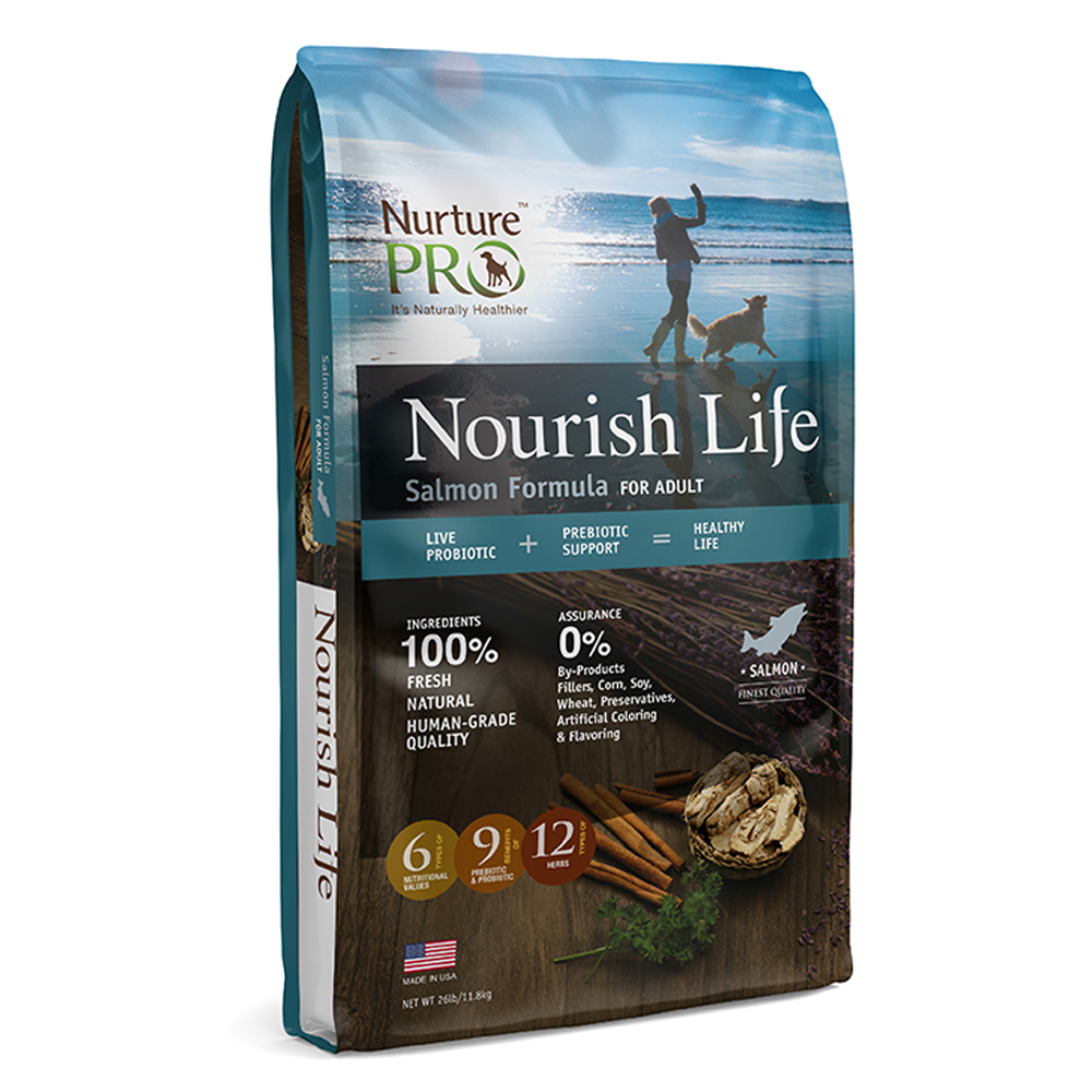 Nurture Pro Nourish Life Salmon Formula For Adult Dogs 26lb