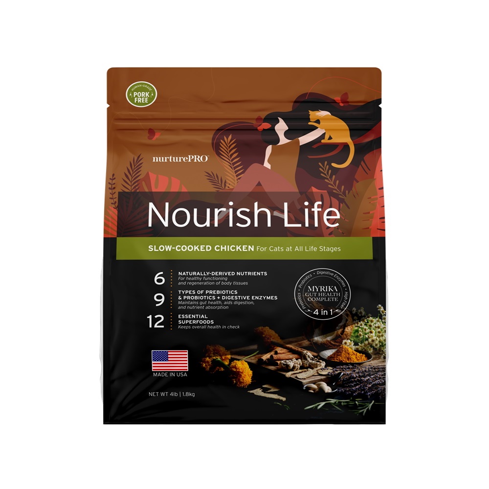 Nurture Pro Nourish Life Chicken Kitten & Adult Cat 4 lb (1.8 kg)