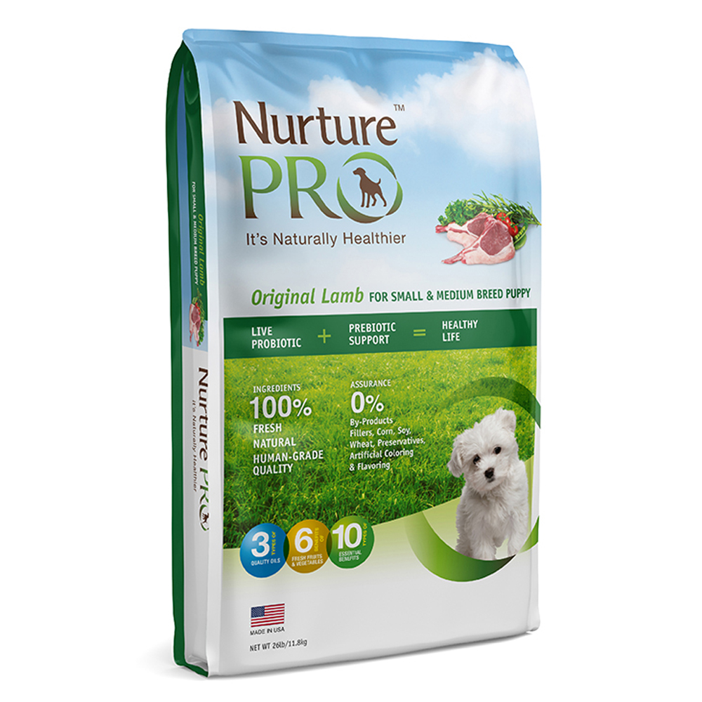 Nurture Pro Original Lamb for Small & Medium Breed Puppy, 26 lbs - Dry Dog Food