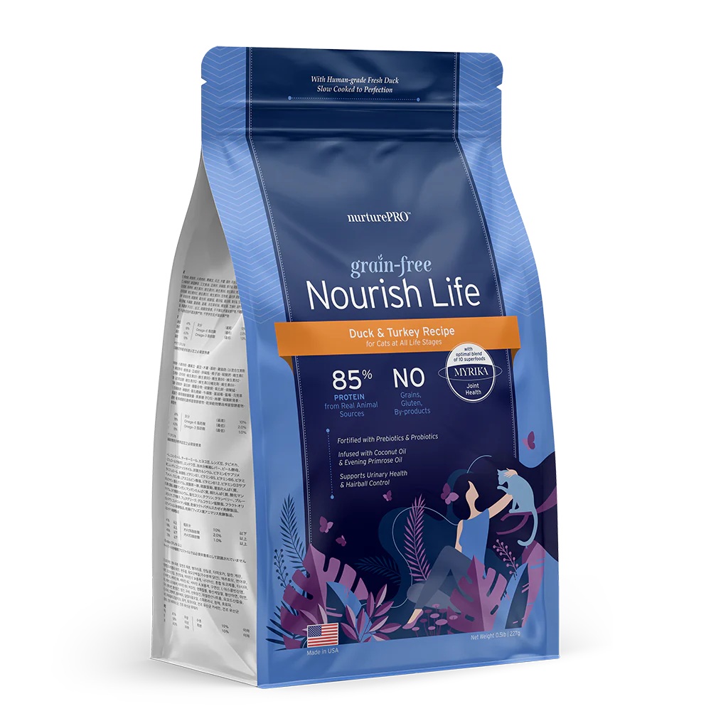 Nurturepro Nourish Life Grain Free Duck and Turkey Recipe for Cats 0.5lb