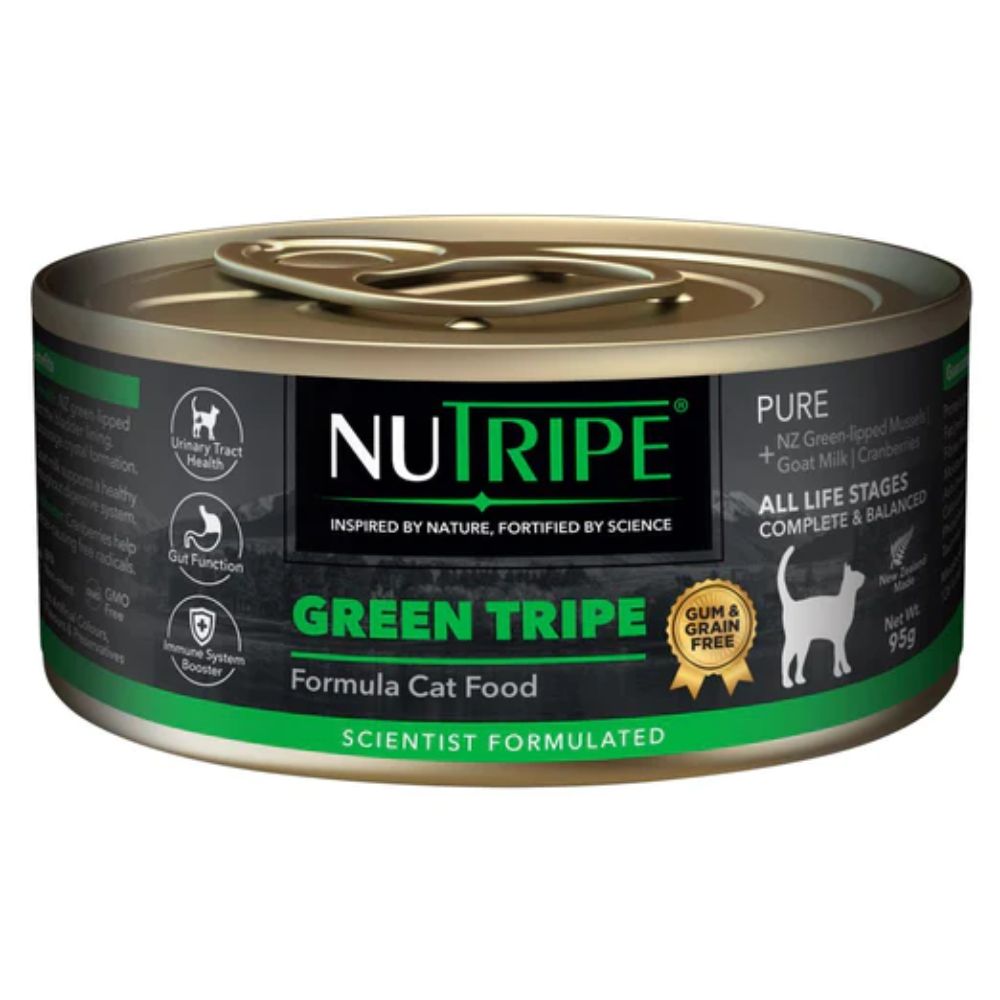 Nutripe Pure Green Tripe Cat (Gum-Free) 95g