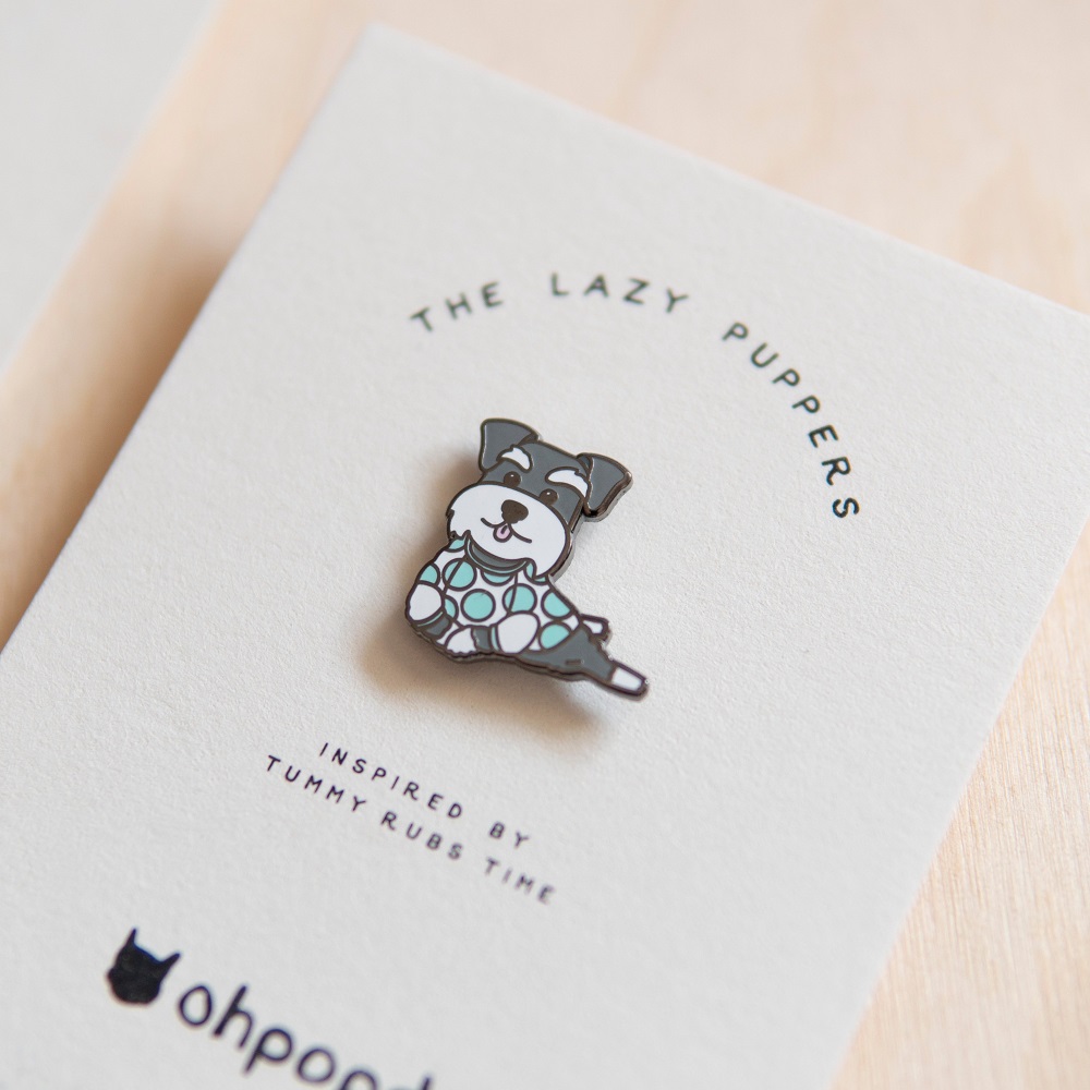 Ohpopdog Schnauzer Pin