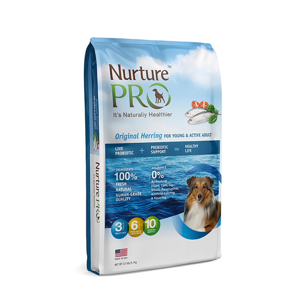 Nurture Pro Original Herring For Active & Young Adult Dogs, 12.5lb