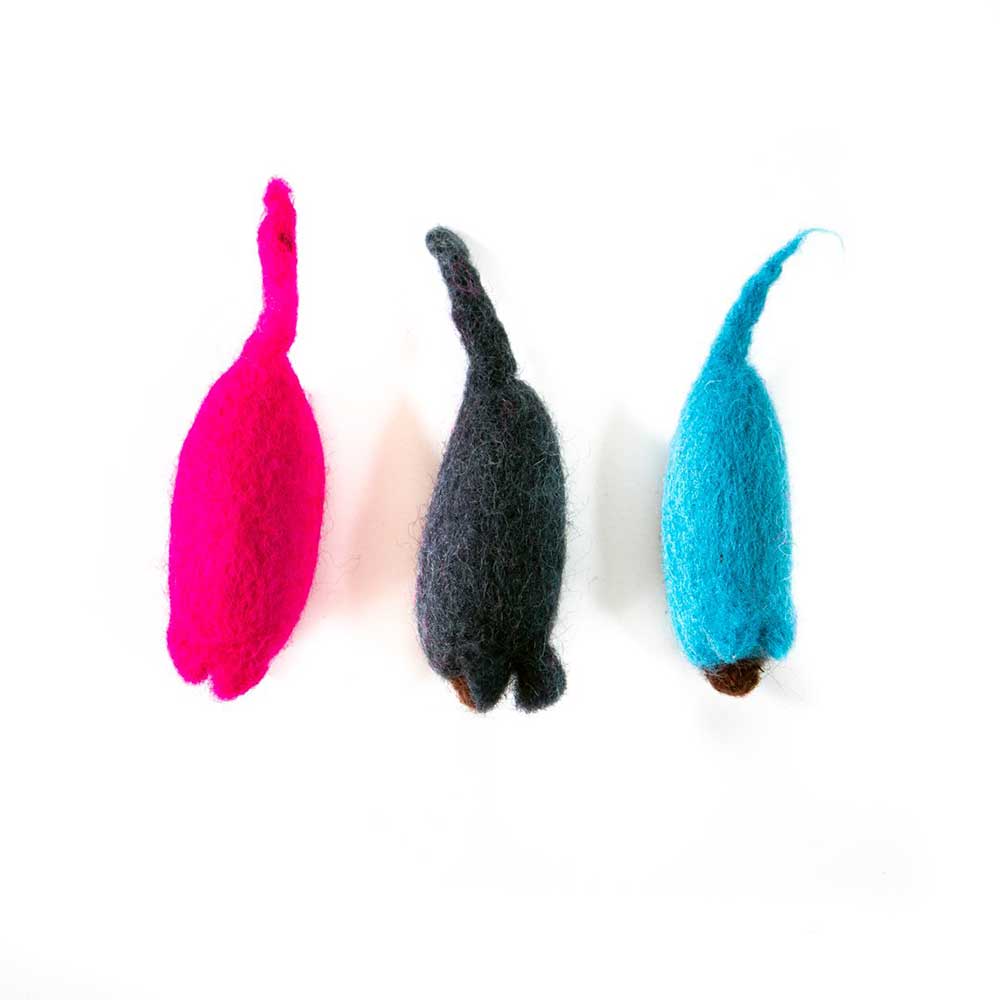 Dharma Dog Karma Cat Pack of 3 Mouse Cat Toys