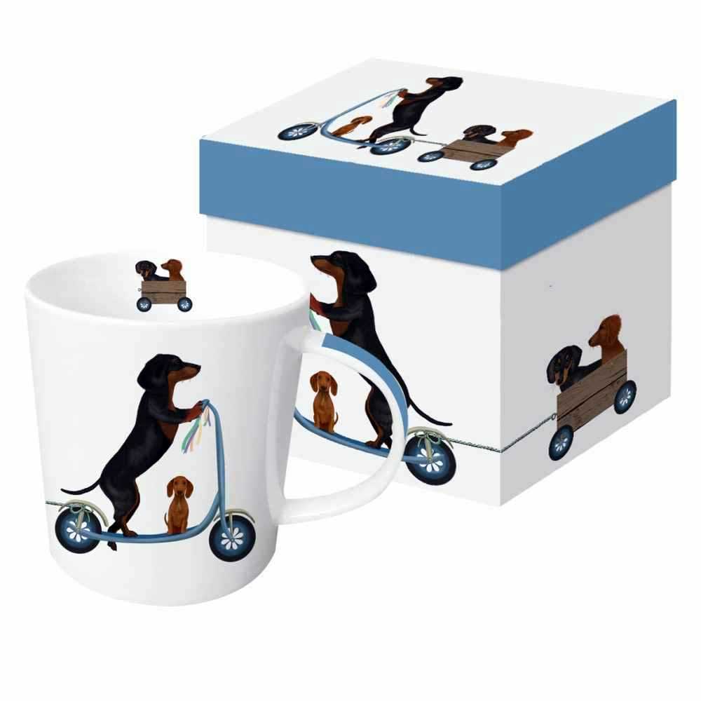 PPD Scooter Dogs Dachshunds Mug