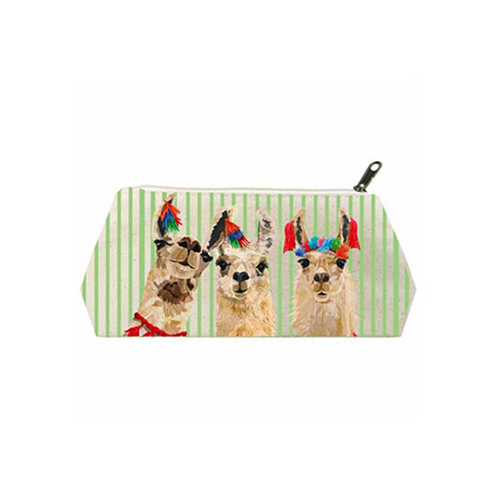 Paperproducts Design Canvas Cosmetic Bag, Llama Amigos (Large)