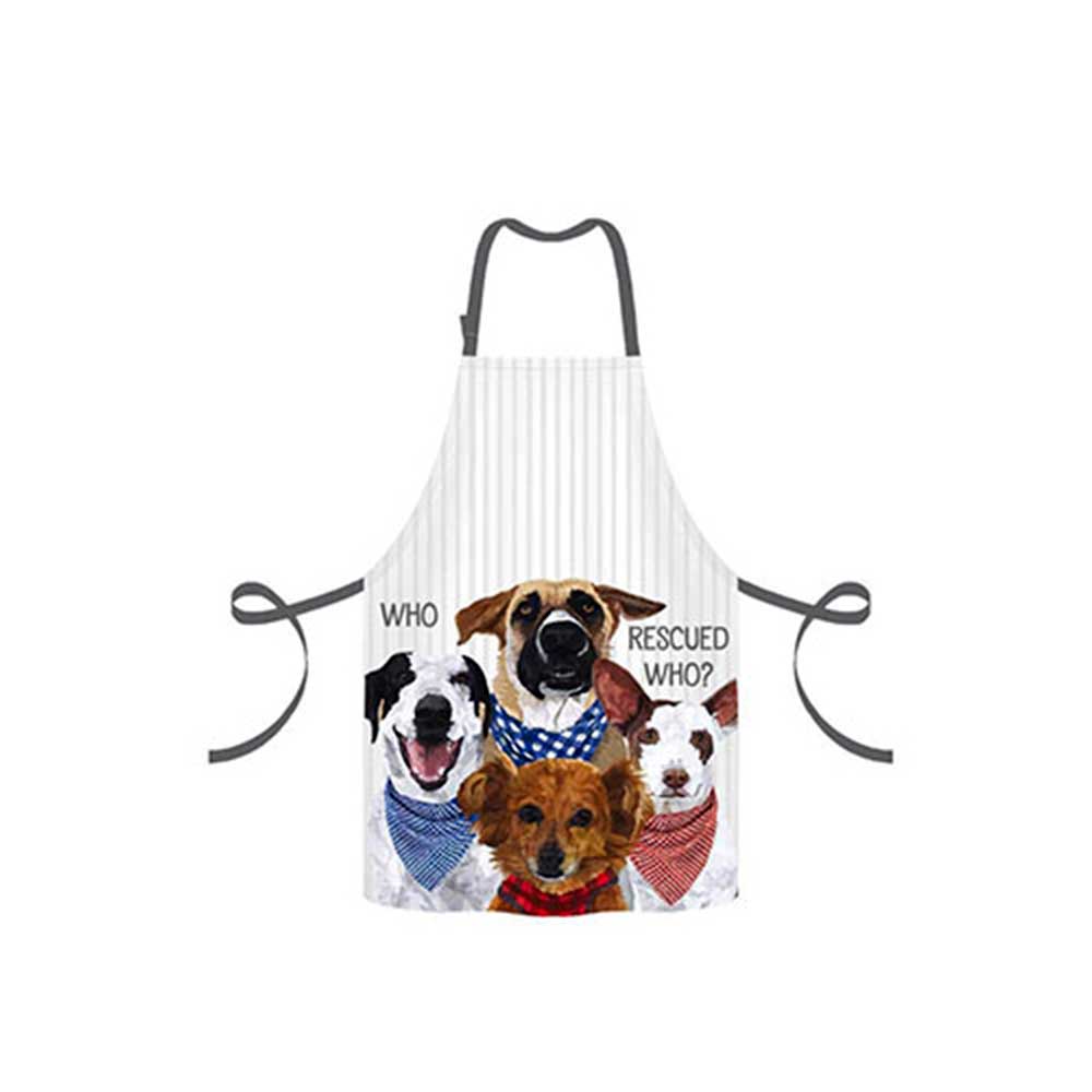 Paperproducts Design Cotton Apron, Who Rescue Who?