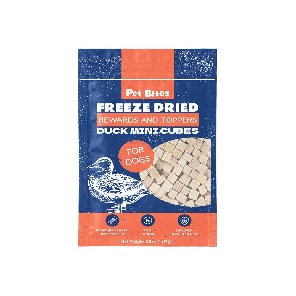 Pet Bites FD Duck Cubes Dog Treat 0.5oz