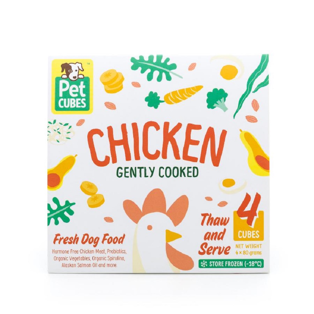 PetCubes Frozen Adult Food Chicken 320g