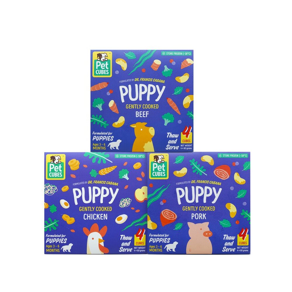 PetCubes Frozen Puppy Food