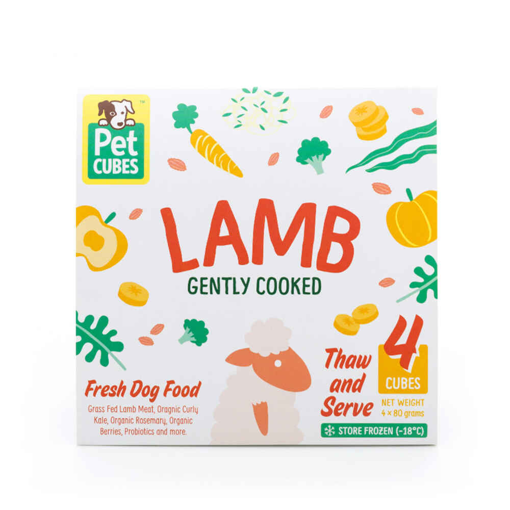 PetCubes Frozen Adult Food Lamb 320g