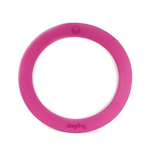 Dogring Rubber Dog Toy Pink