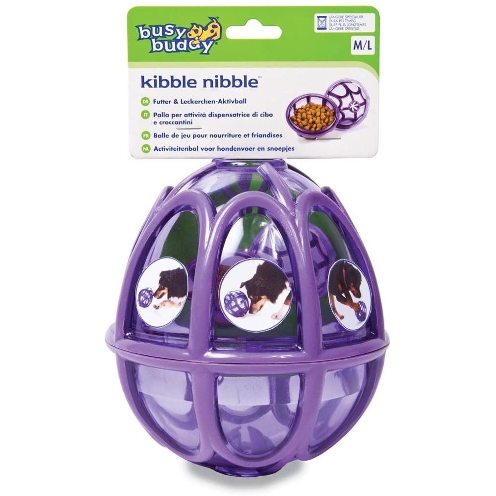 Busy Buddy Kibble Nibble Feeder Ball M/L