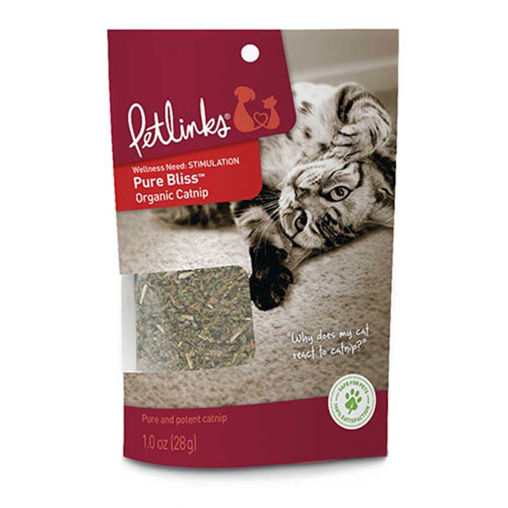 Petlinks Pure Bliss Organic Catnip Cat Treat 1oz (28g)