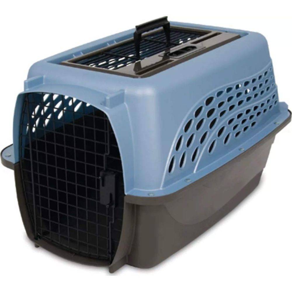 Petmate 2D Top Load Pet Kennel 24" Blue