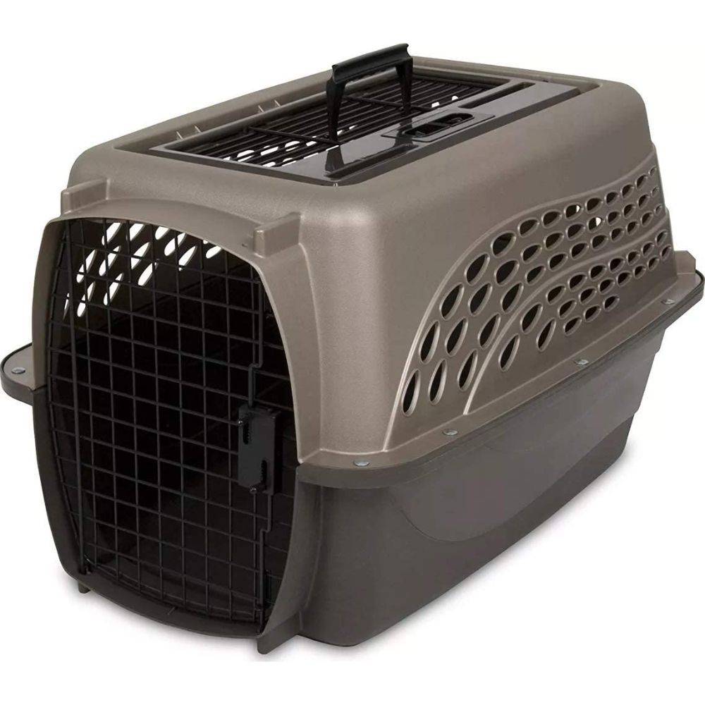 Petmate 2D Top Load Pet Kennel 24" Brown