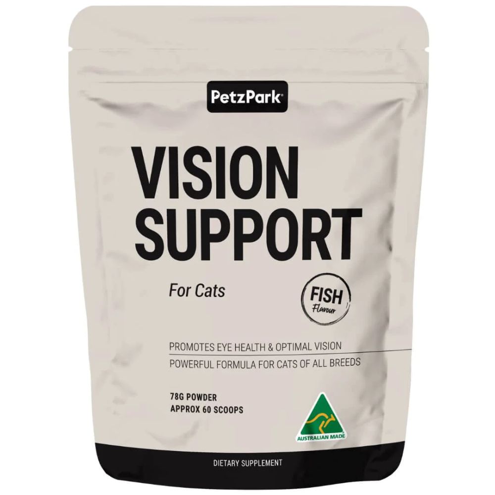 Petz Park Vision Support for Cats Fish Flavour 60 Scoops - 78g