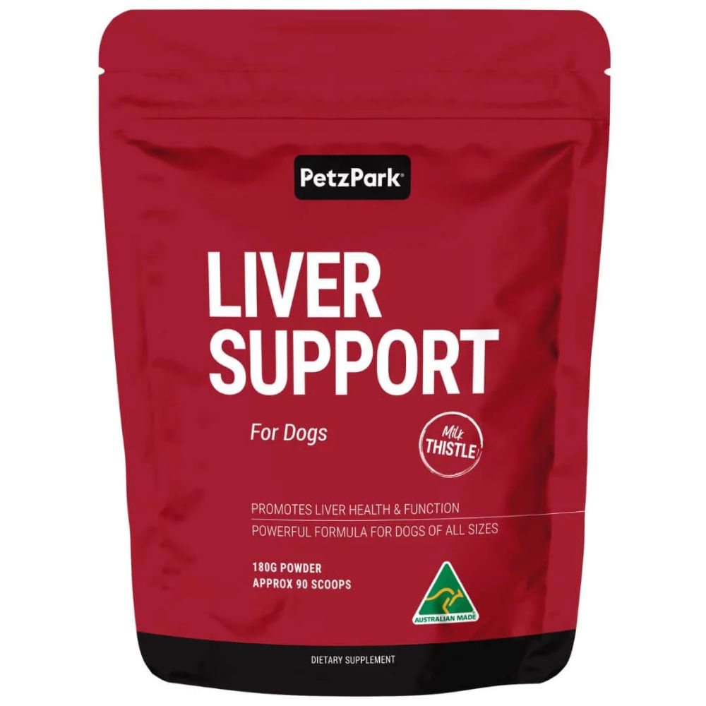 Petz Park Liver Support Powder For Dogs Roast Beef Flavour 45 Scoops - 90g