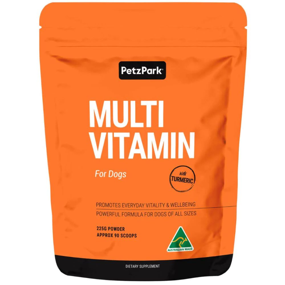 Petz Park Multivitamin Powder For Dogs Roast Beef Flavour 90 Scoops - 225g