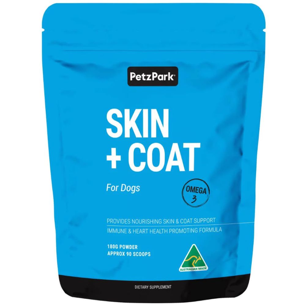 Petz Park Skin Coat Powder For Dogs Fish Flavour 90g