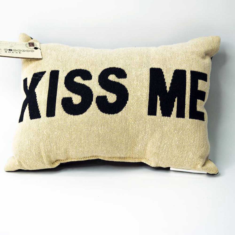 Park B. Smith Vintage House Pillow, Kiss Me Pattern