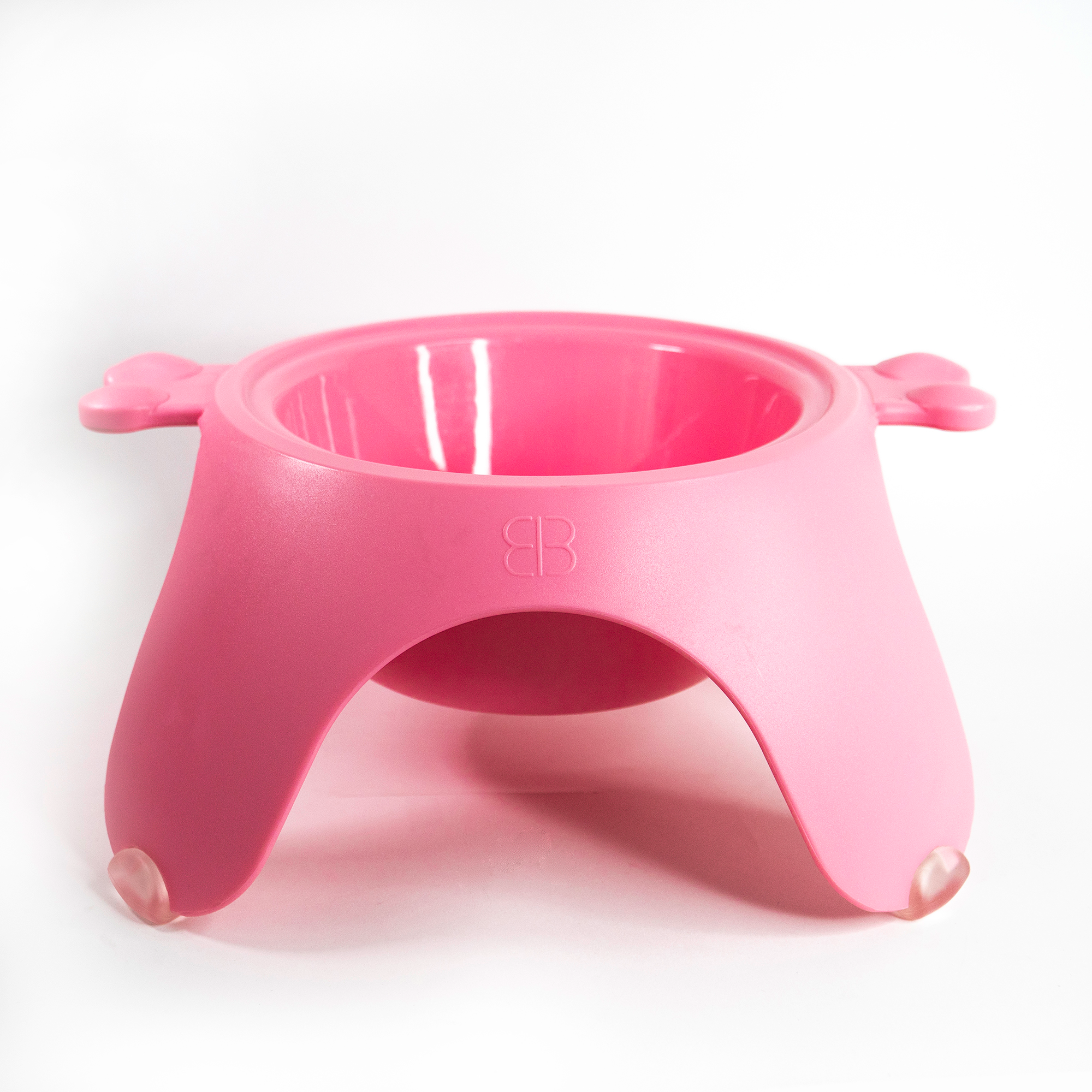 Petego Yoga Food & Water Bowl For Dogs & Cats, (Pink) Small