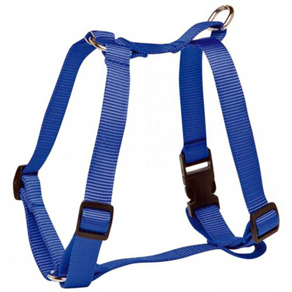 Prestige 3/4" Nylon Dog Harness Adjustable 12-20" (30-51cm), Blue