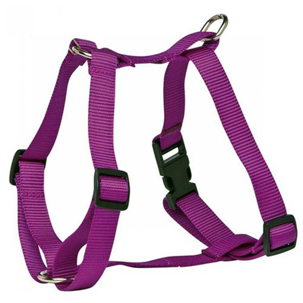 Prestige 3/4" Nylon Dog Harness Adjustable 12-20" (30-51cm), Purple