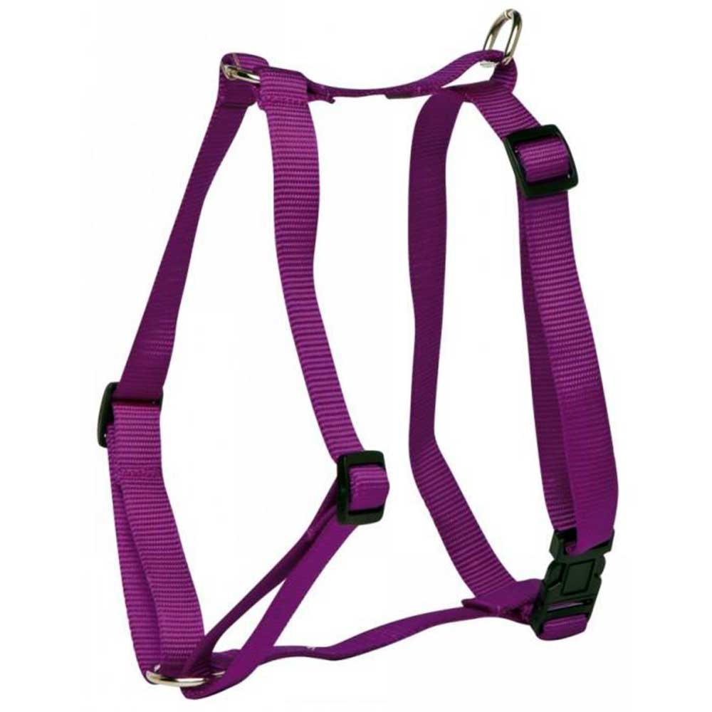 Prestige 3/4" Nylon Dog Harness Adjustable 16-26" (41-66cm), Purple