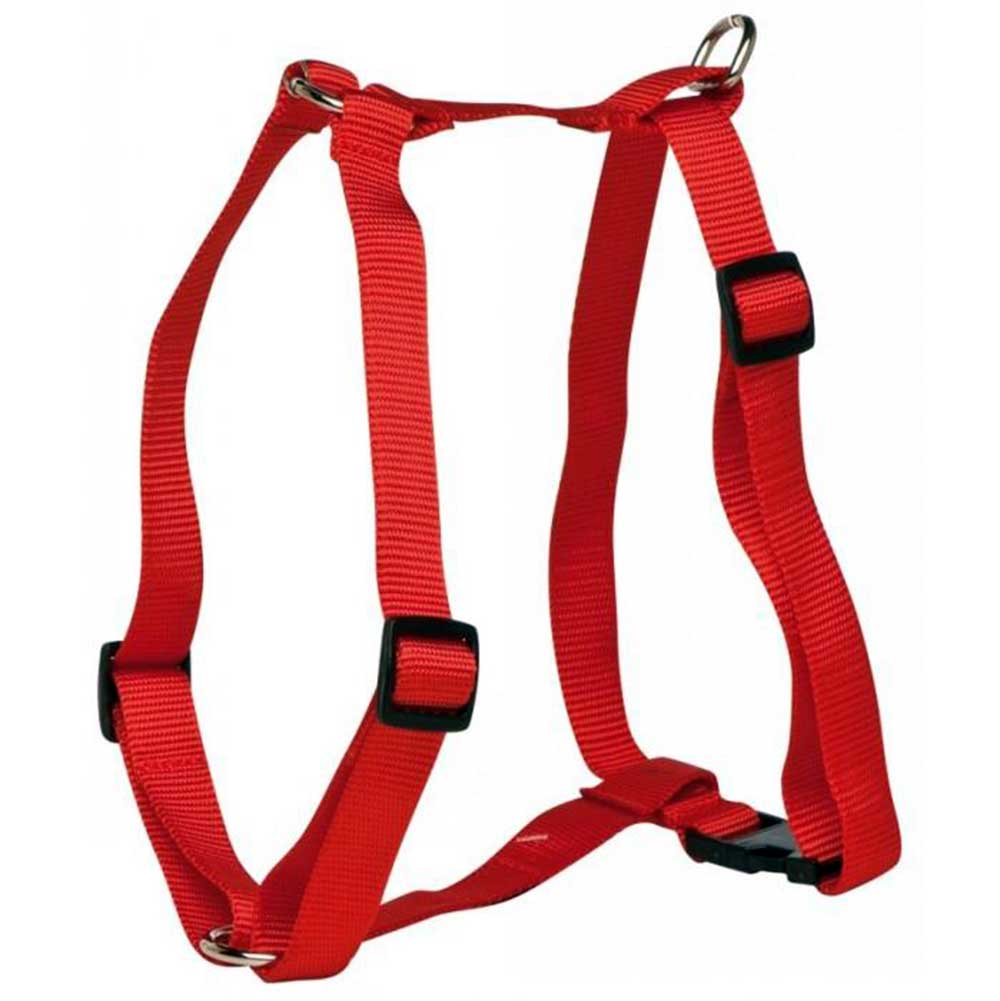 Prestige 3/4" Nylon Dog Harness Adjustable 16-26" (41-66cm), Red