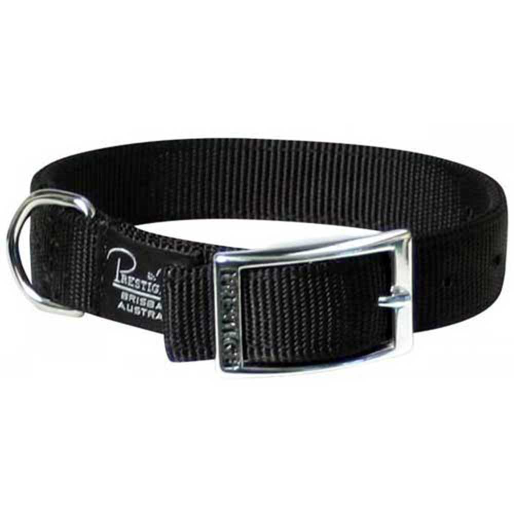 Prestige DL Nylon Collar 1" X 20" Black