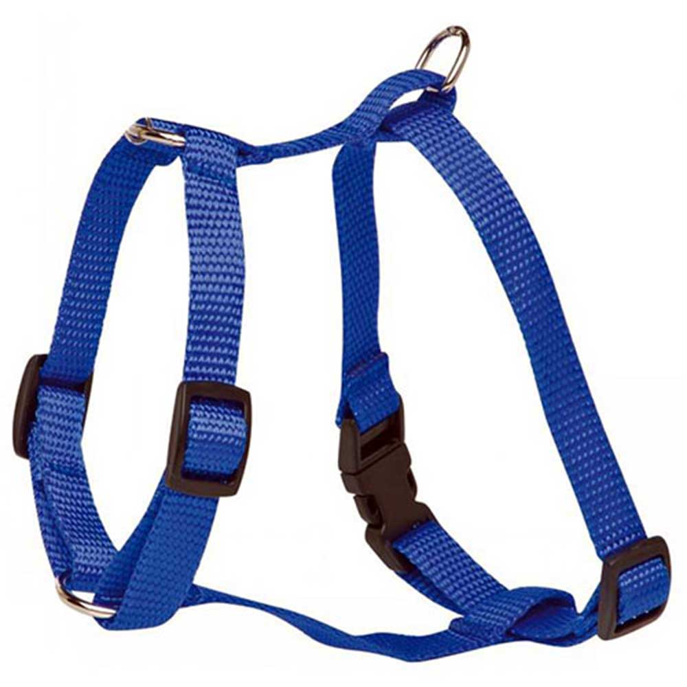 Prestige Nylon Harness For Small Dog Adjustable 1/2" Blue 9-14" (23-36cm)