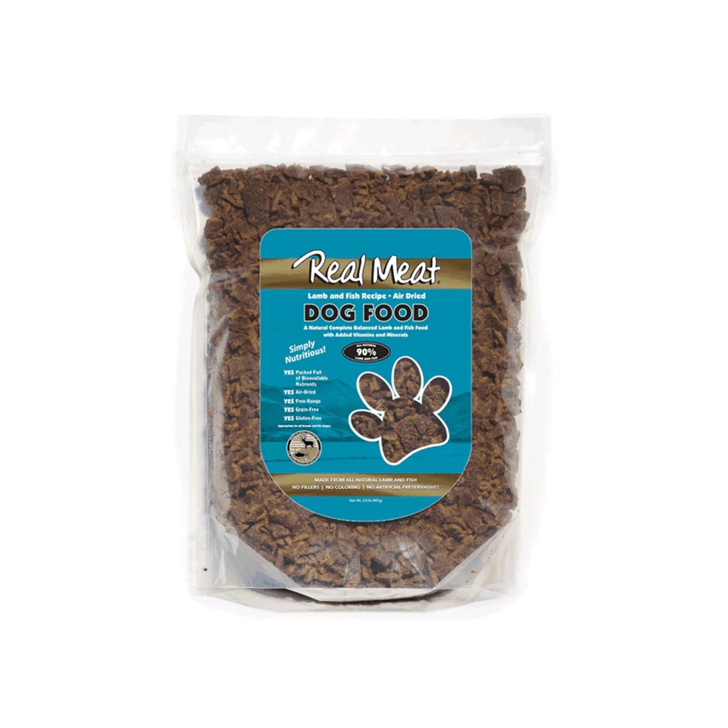 Real Meat Air Dried Dog Food Lamb And Fish 2lb