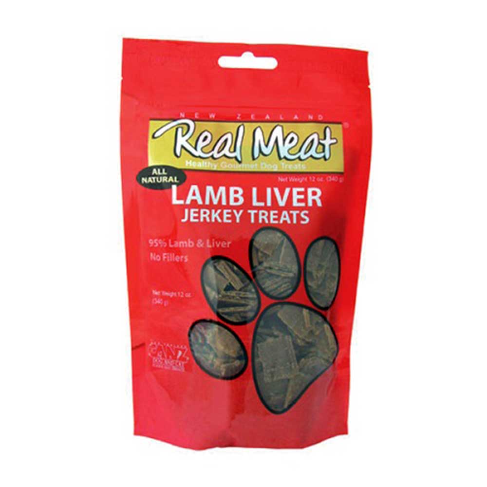 Real Meat All Natural Lamb & Liver Jerky Treats For Dogs