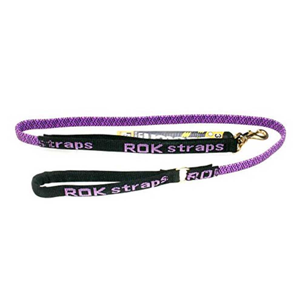 Rok Straps Dog Leash (Purple / Black - Reflective) 15-30 kg (30-60 lbs)