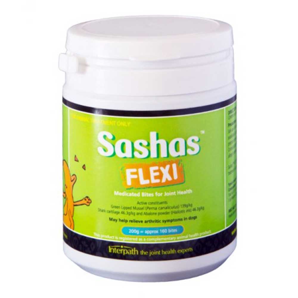 Sashas FLEXI Medicated Bites for Dogs Joint Health