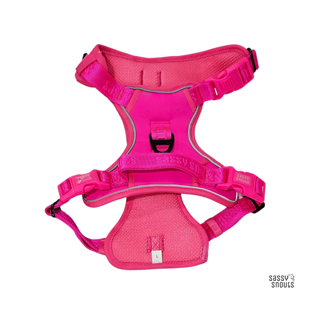 Sassy Snouts Signature Dog Harness GEN 2.0 Flamingo