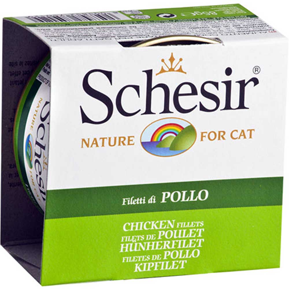 Schesir Chicken Fillet in Jelly Canned Cat Food [Weight : 85 g]