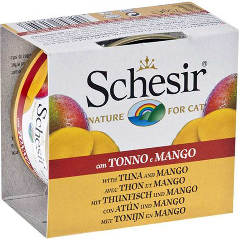 Schesir Tuna with Mango Canned Cat Food [Weight : 75 g]