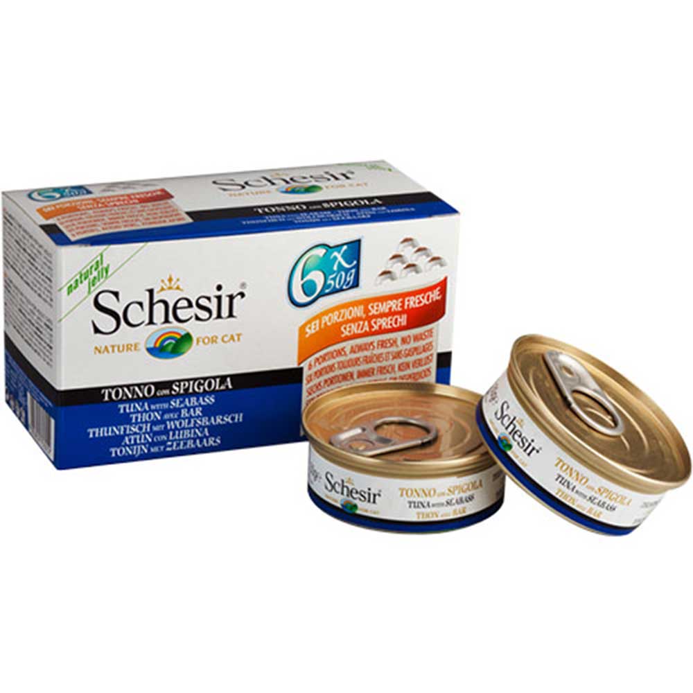 Schesir Cat Food Multipack - Tuna With Seabass - 6 Pack