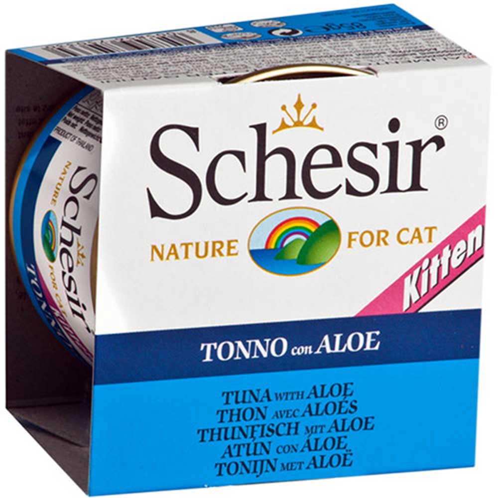 Schesir Kitten Tuna with Aloe Jelly Canned Cat Food [Weight : 85 g]