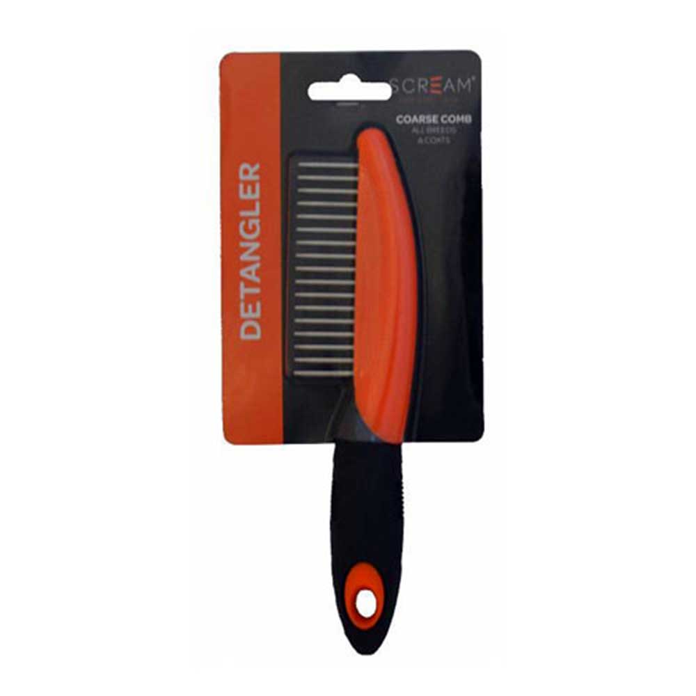 Scream Coarse Comb Loud Orange for Dogs