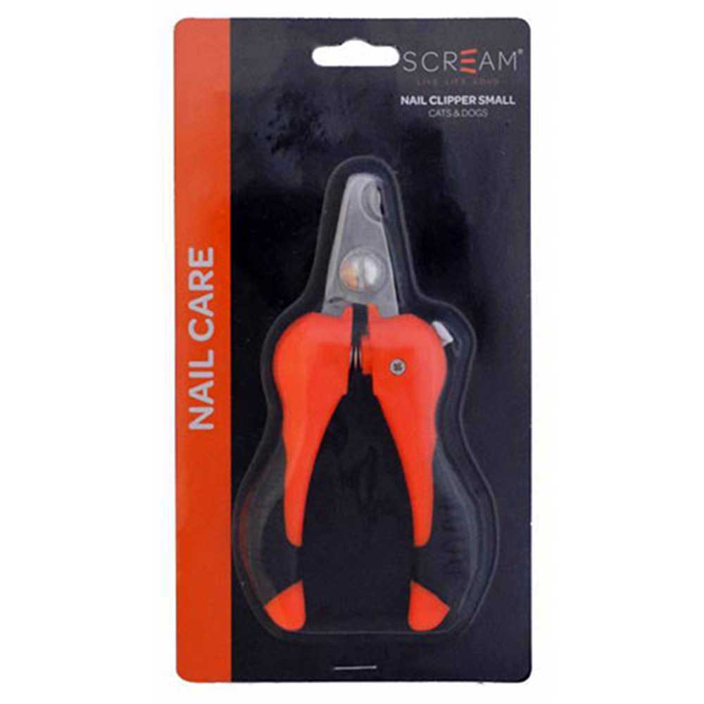 Scream Nail Clipper For Pets, Loud Orange, Small