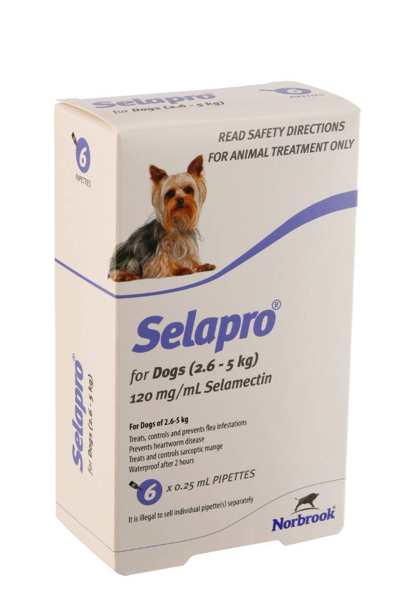 Selapro Spot On For Very Small Dog 6pk