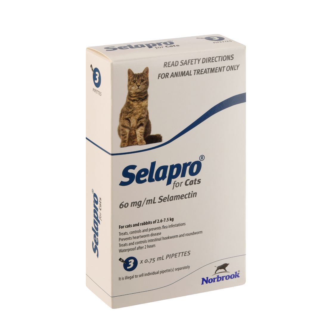 Selapro Spot On Cats 3pk