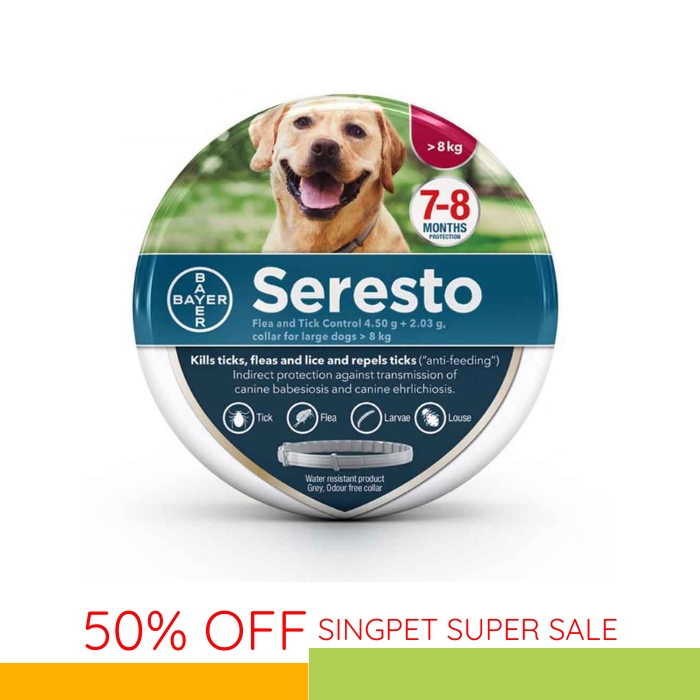 Seresto Flea & Tick Collars for Dogs & Cats Large Dogs