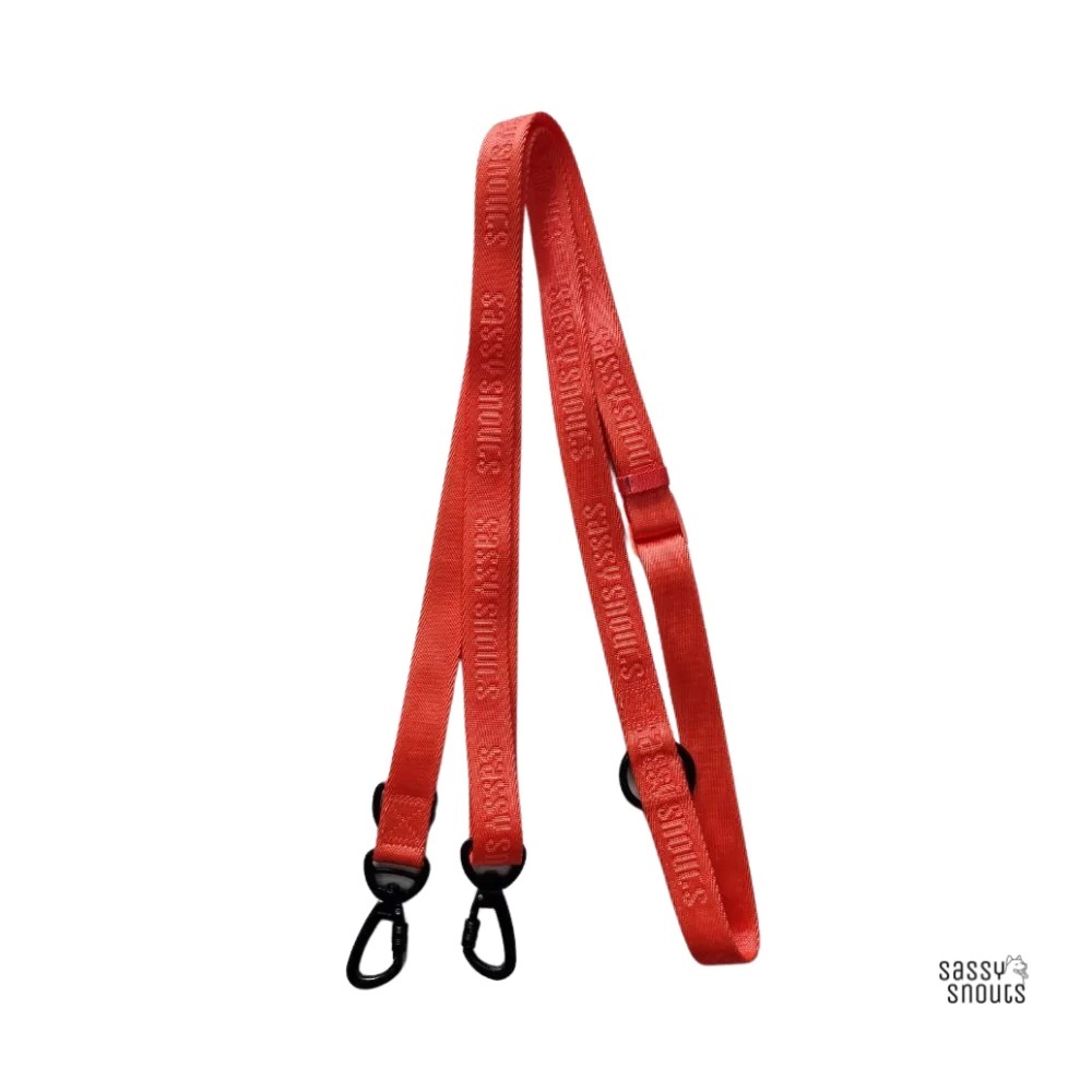 Sassy Snouts Signature Dog Leash GEN 1.0 Vermilion