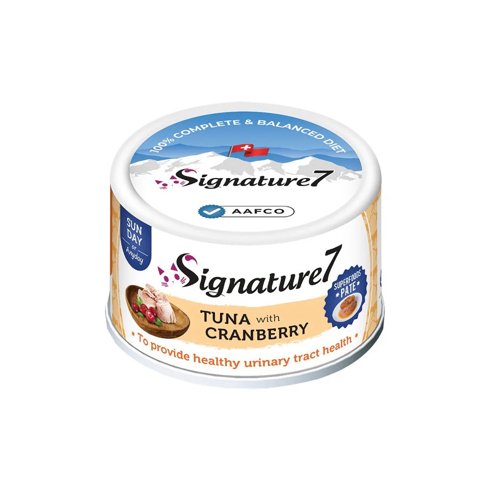 Signature7 Superfoods Pate Tuna with Cranberry For Urinary Tract Health (Sun) 80g